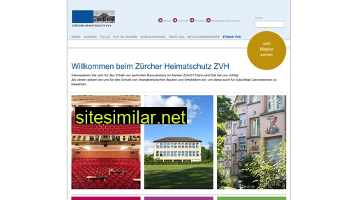 heimatschutz-zh.ch alternative sites