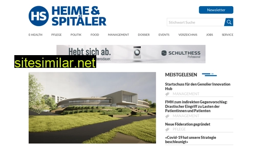 heimeundspitaeler.ch alternative sites