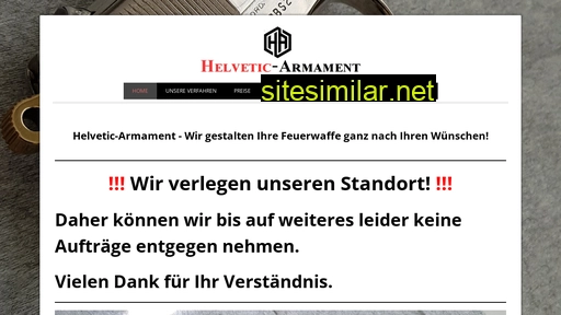helvetic-armament.ch alternative sites