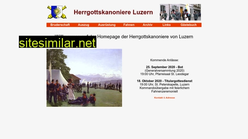 herrgottskanoniere.ch alternative sites