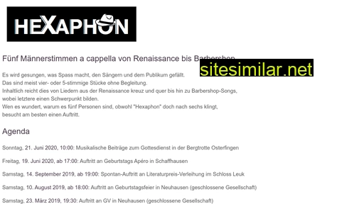 hexaphon.ch alternative sites