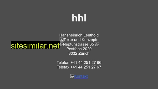 hhl.ch alternative sites