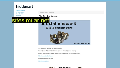 hiddenart.ch alternative sites