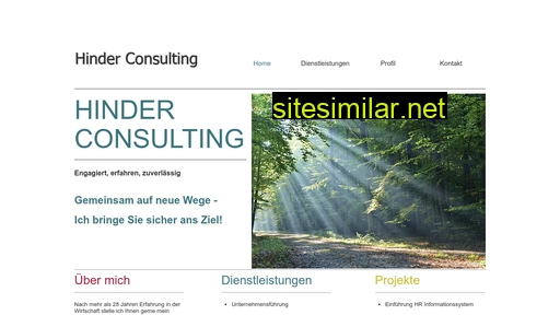 hinderconsulting.ch alternative sites