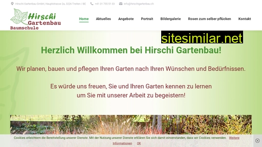 hirschigartenbau.ch alternative sites