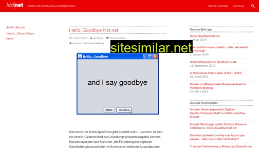 histnet.ch alternative sites