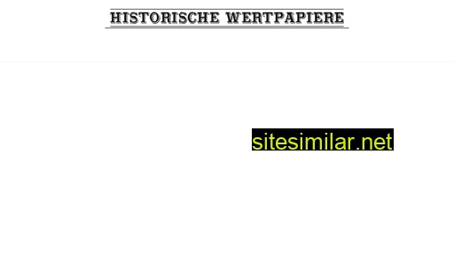 historische-wertpapiere.ch alternative sites