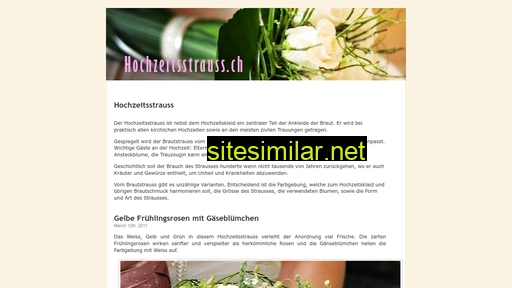 hochzeitsstrauss.ch alternative sites