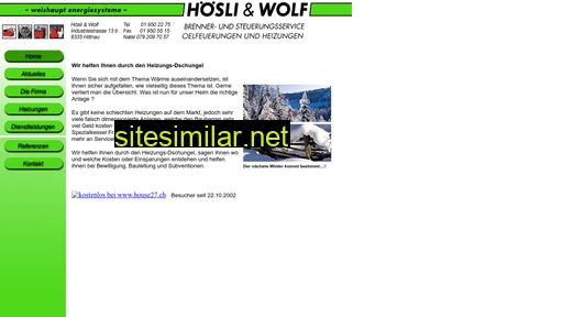 hoesliwolf.ch alternative sites