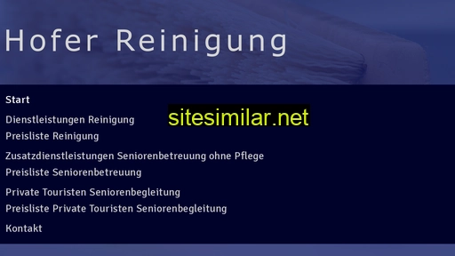 hofer-reinigung.ch alternative sites