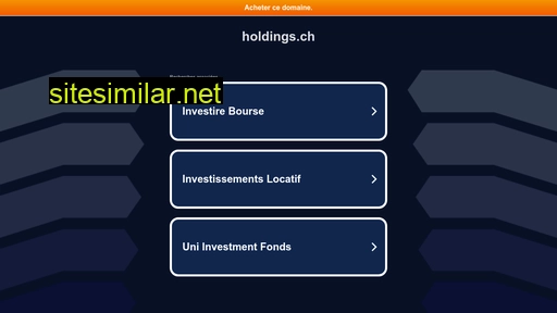 holdings.ch alternative sites