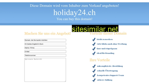 holiday24.ch alternative sites