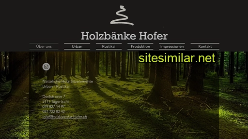 Holzbaenke-hofer similar sites