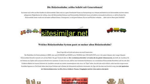 holzeisenbahn-shop.ch alternative sites