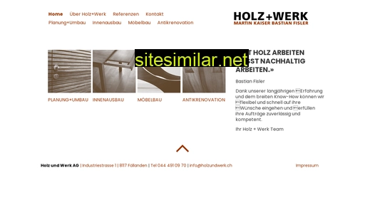 holzundwerk.ch alternative sites