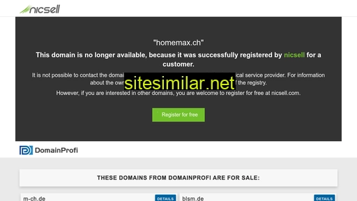 homemax.ch alternative sites