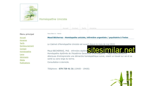 homeopathie-uniciste.ch alternative sites
