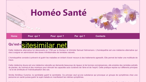 homeosante.ch alternative sites