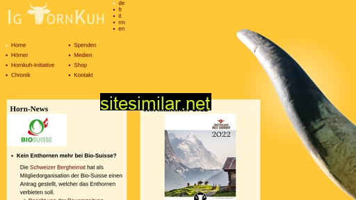hornkuh.ch alternative sites