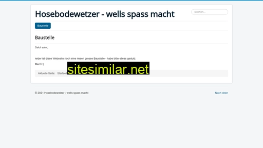 hosebodewetzer.ch alternative sites