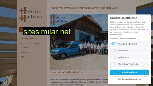 hosner-holzbau.ch alternative sites