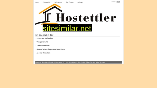 hostettler-holzbau.ch alternative sites