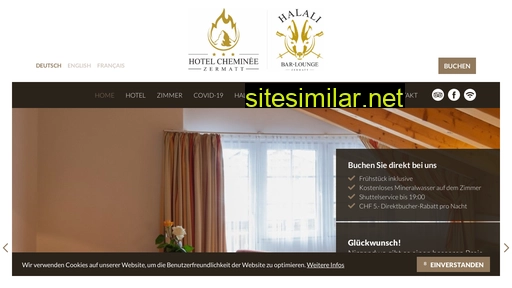 hotelcheminee.ch alternative sites