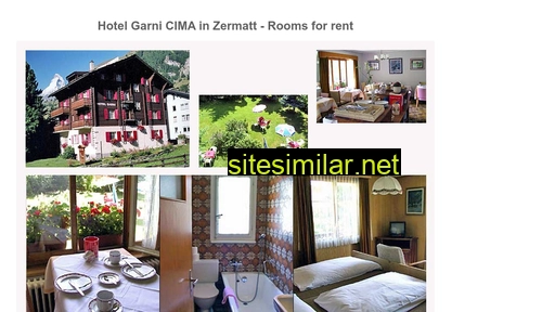 hotelcimazermatt.ch alternative sites