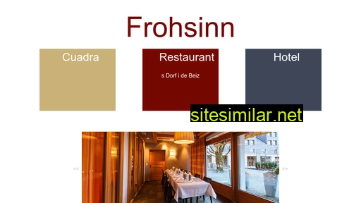 Hotel-frohsinn similar sites