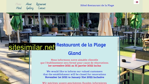 hotel-restaurant-de-la-plage.ch alternative sites