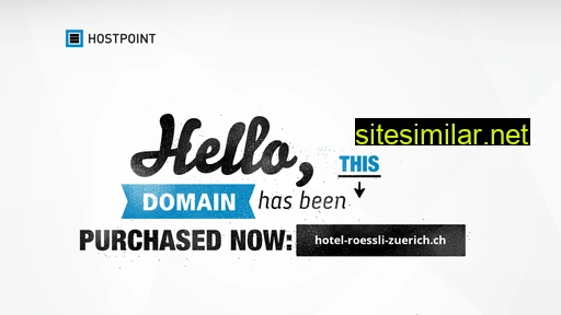 hotel-roessli-zuerich.ch alternative sites