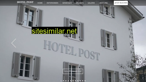 hotelpostandeer.ch alternative sites