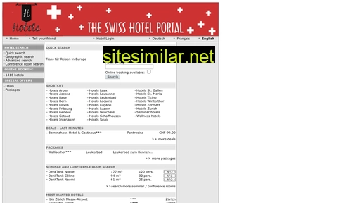 hotels4you.ch alternative sites