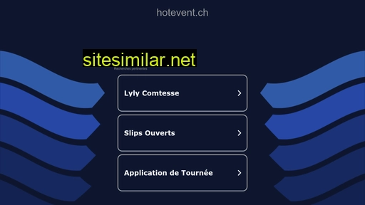 hotevent.ch alternative sites