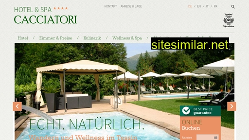 hotelcacciatori.ch alternative sites