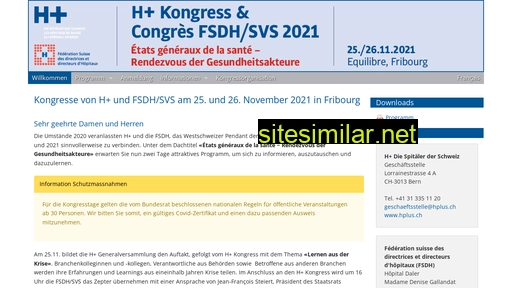 hplus-kongress.ch alternative sites