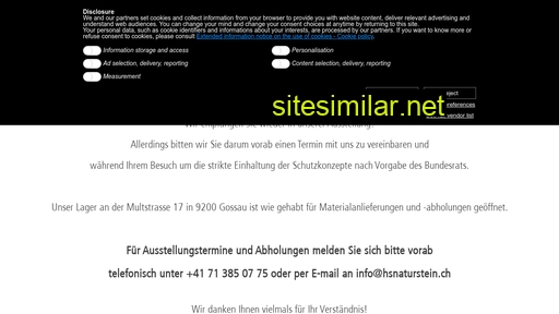 hsnaturstein.ch alternative sites