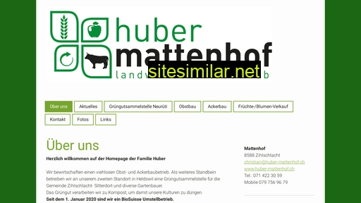 huber-mattenhof.ch alternative sites