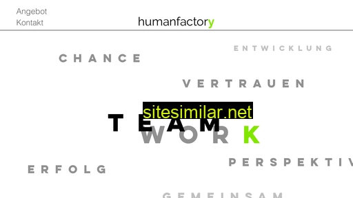 humanfactory.ch alternative sites