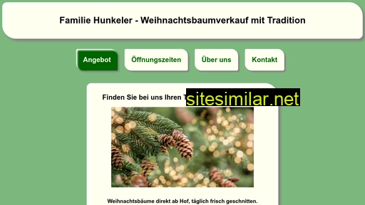 hunkelersweihnachtsbaeume.ch alternative sites