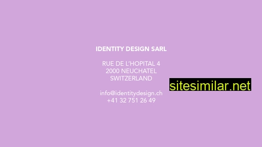 Identitydesign similar sites