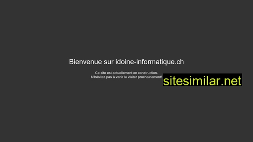 idoine-informatique.ch alternative sites