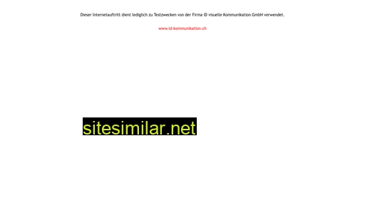 id-webserver.ch alternative sites
