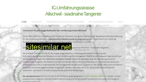 ig-umfahrungsstrasse-allschwil.ch alternative sites