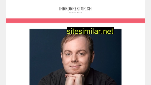 ihrkorrektor.ch alternative sites