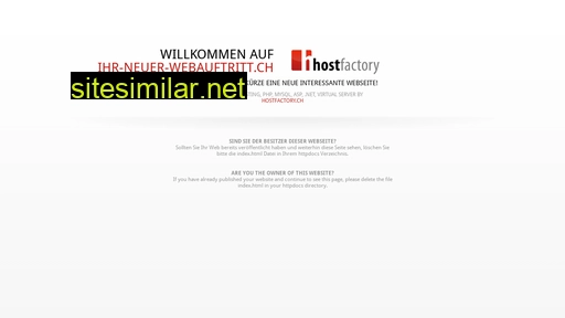 ihr-neuer-webauftritt.ch alternative sites