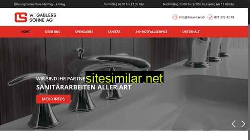 ihrsanitaer.ch alternative sites