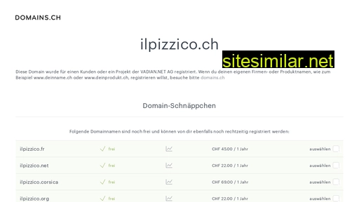ilpizzico.ch alternative sites