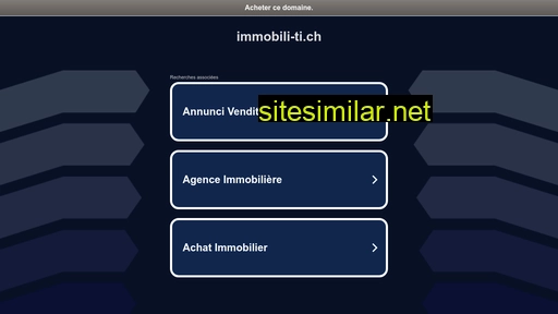 immobili-ti.ch alternative sites