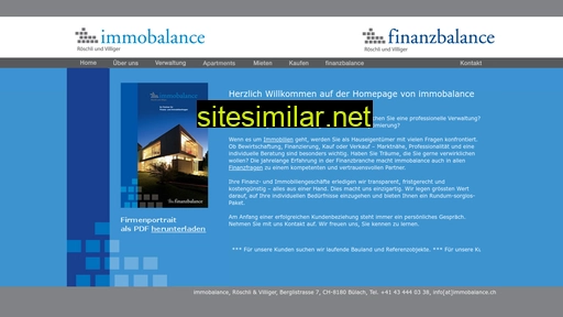 immo-balance.ch alternative sites